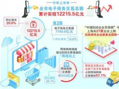 上海B2B电商继续领跑全国 27家企业上榜中国百强